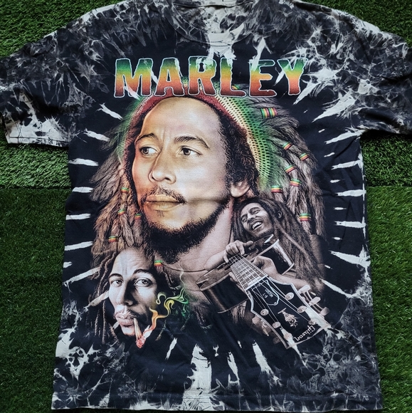 🇯🇲🎙Bob Marley Double Sided AOP Tee🎙🇯🇲 - Picture 2 of 2